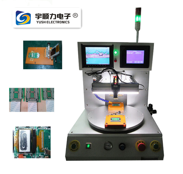 宇順力電子設(shè)備觸摸屏旋轉(zhuǎn)脈沖加熱焊錫機制造商
